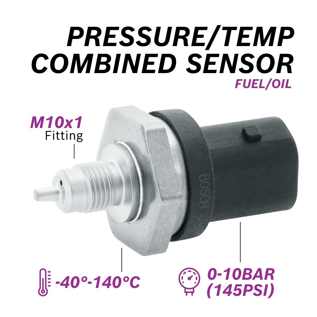 0 261 230 482 Bosch Combined Liquid pressure & temp sensor, 10bar, 140