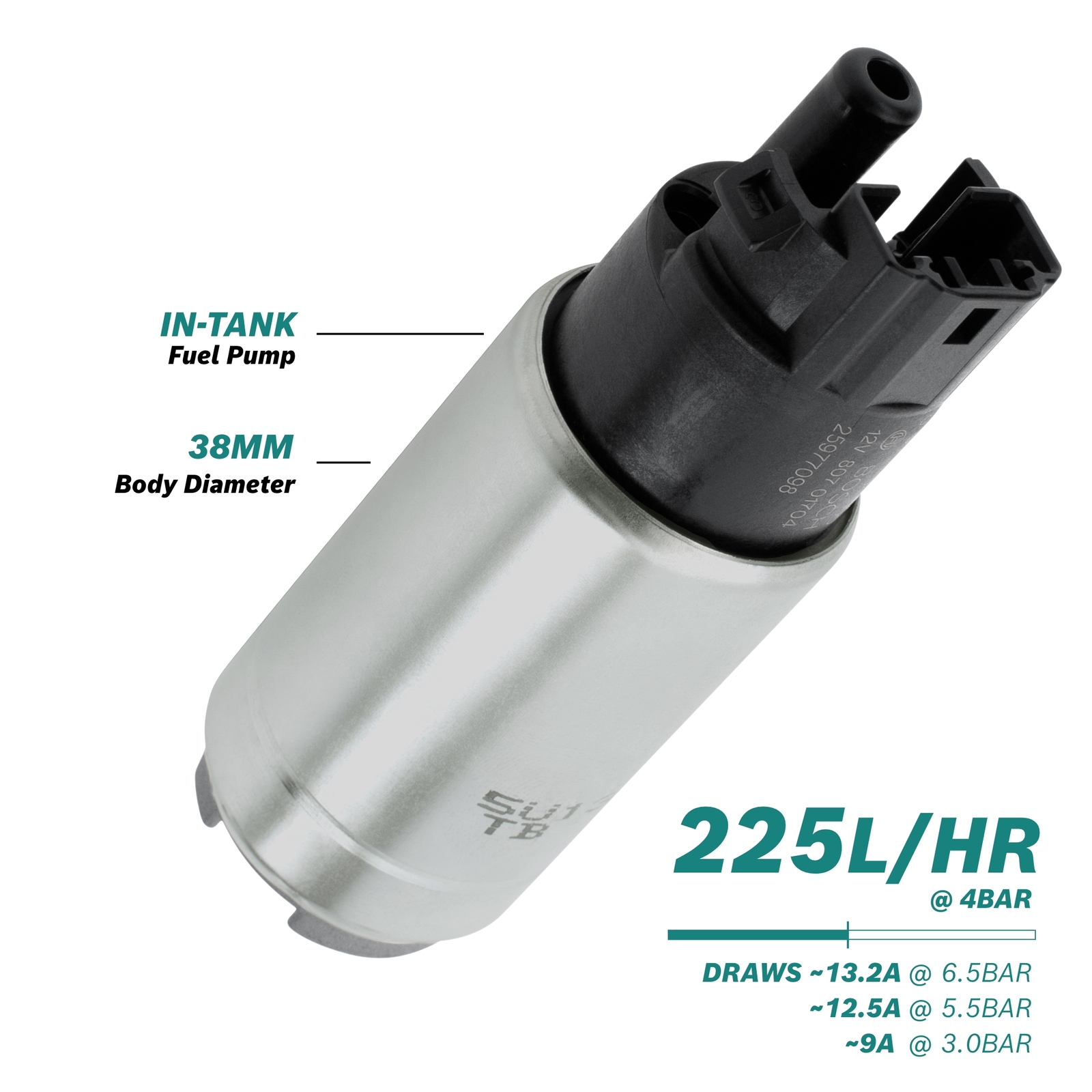 0 580 454 100 Bosch high flow 225l/h in-tank fuel pump kit suitable  suitable for motorsport.