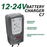 Battery Charger C7, 12 & 24V