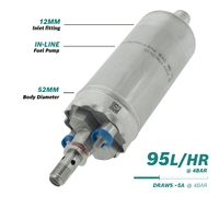 >95l/h @4bar In-line Fuel Pump