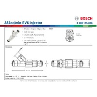 382cc/min EV6 Injector