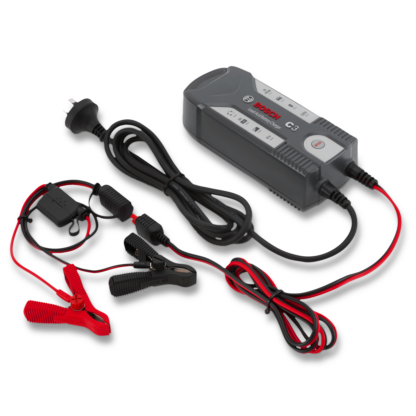 Bosch C3 Fully Automatic Smart Battery Charger For 6V & 12V