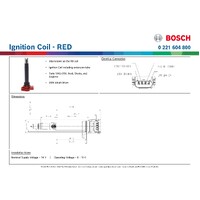 Ignition Coil - Red