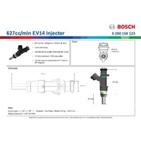 627cc/min EV14 Injector