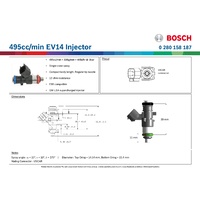 495cc/min EV14 Injector