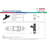 731cc/min EV14 Injector