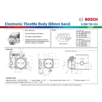 Electronic Throttle Body (60mm bore)