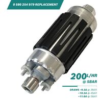 >200l/h @5bar In-line Fuel Pump